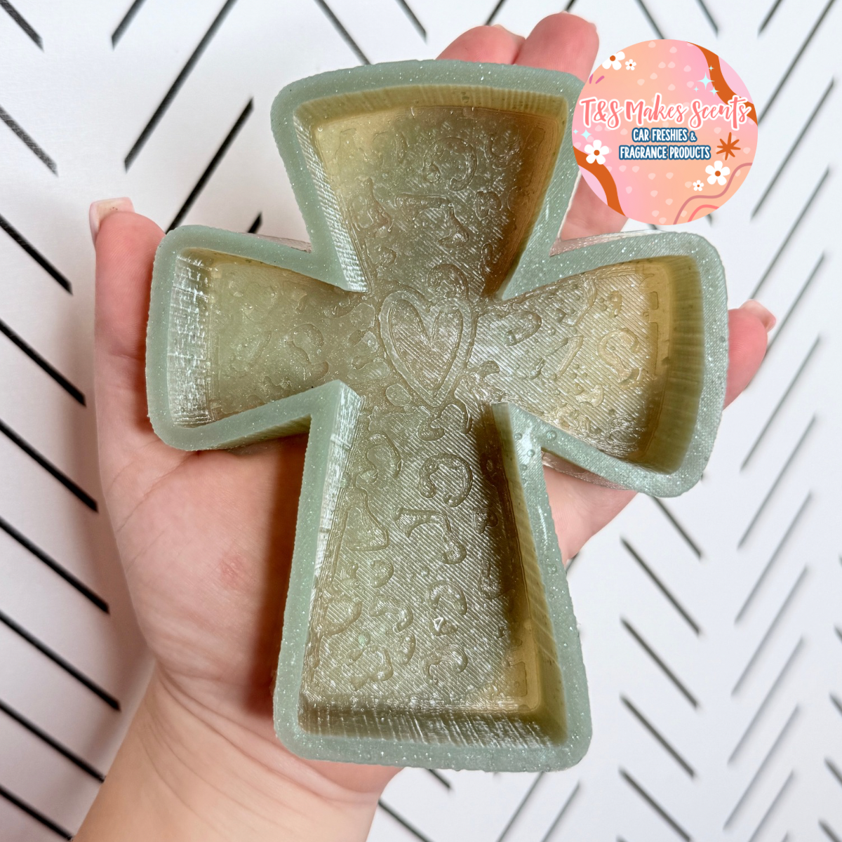 CUSTOM- Cross w/ leopard