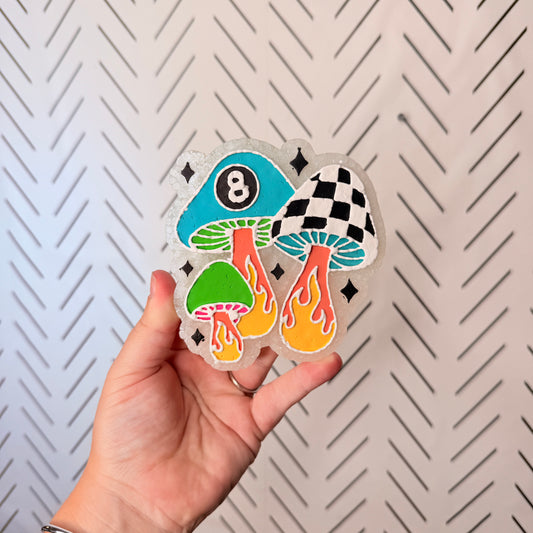 CUSTOM- 8 ball mushroom