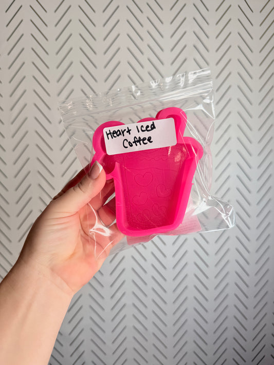 CUSTOM- Heart Iced Coffee