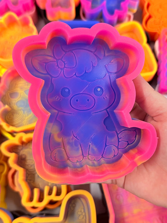 CUSTOM- Cow W/Bow
