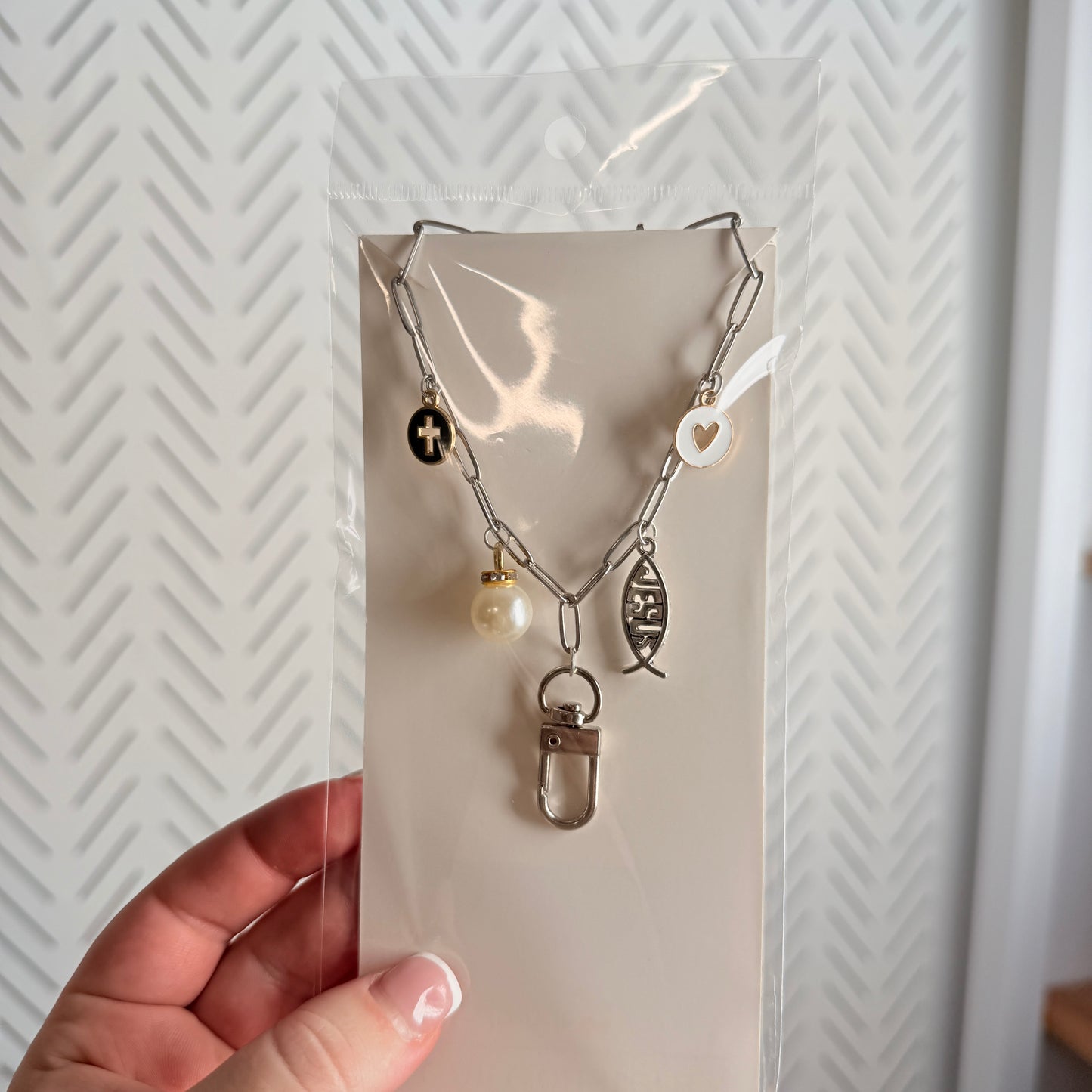 Silver Car Charm-105