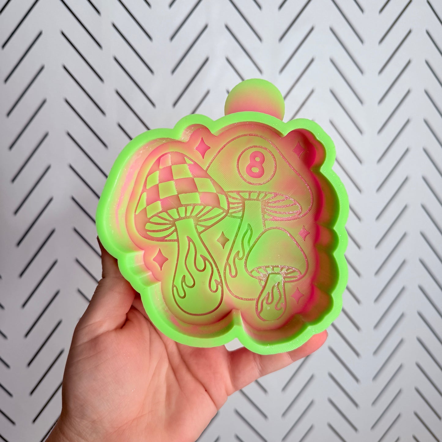 CUSTOM- 8 ball mushroom