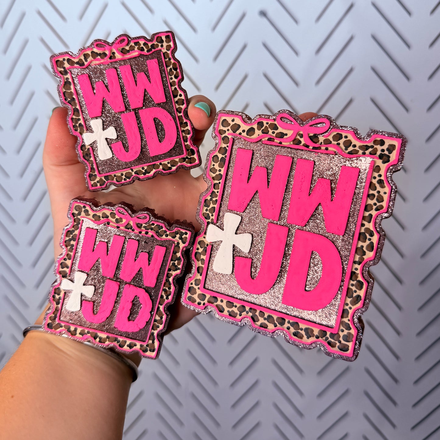 CUSTOM- What Would Jesus Do Vent Clips