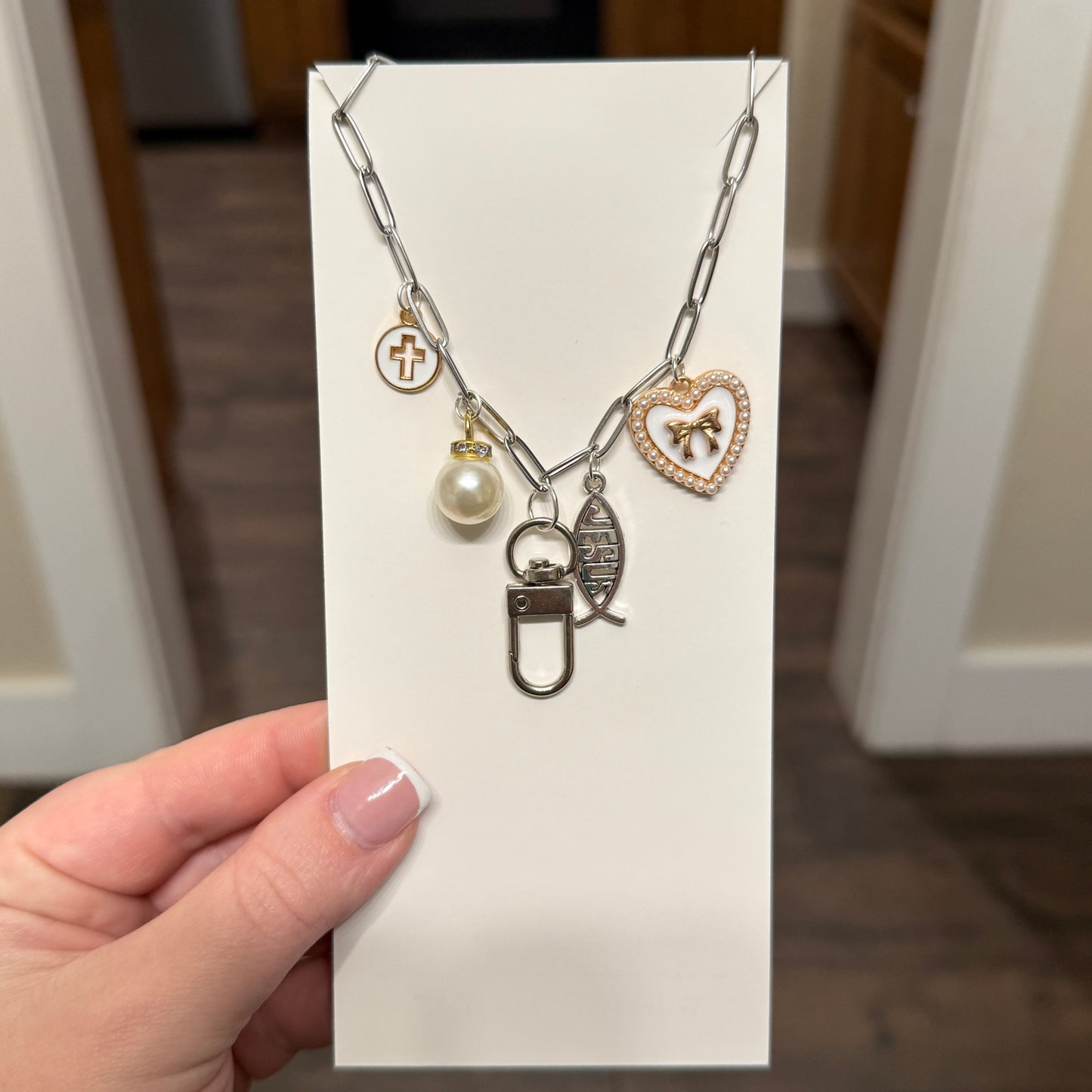 Silver Car Charm-103