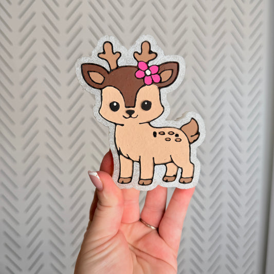 CUSTOM- Deer w/ Flower