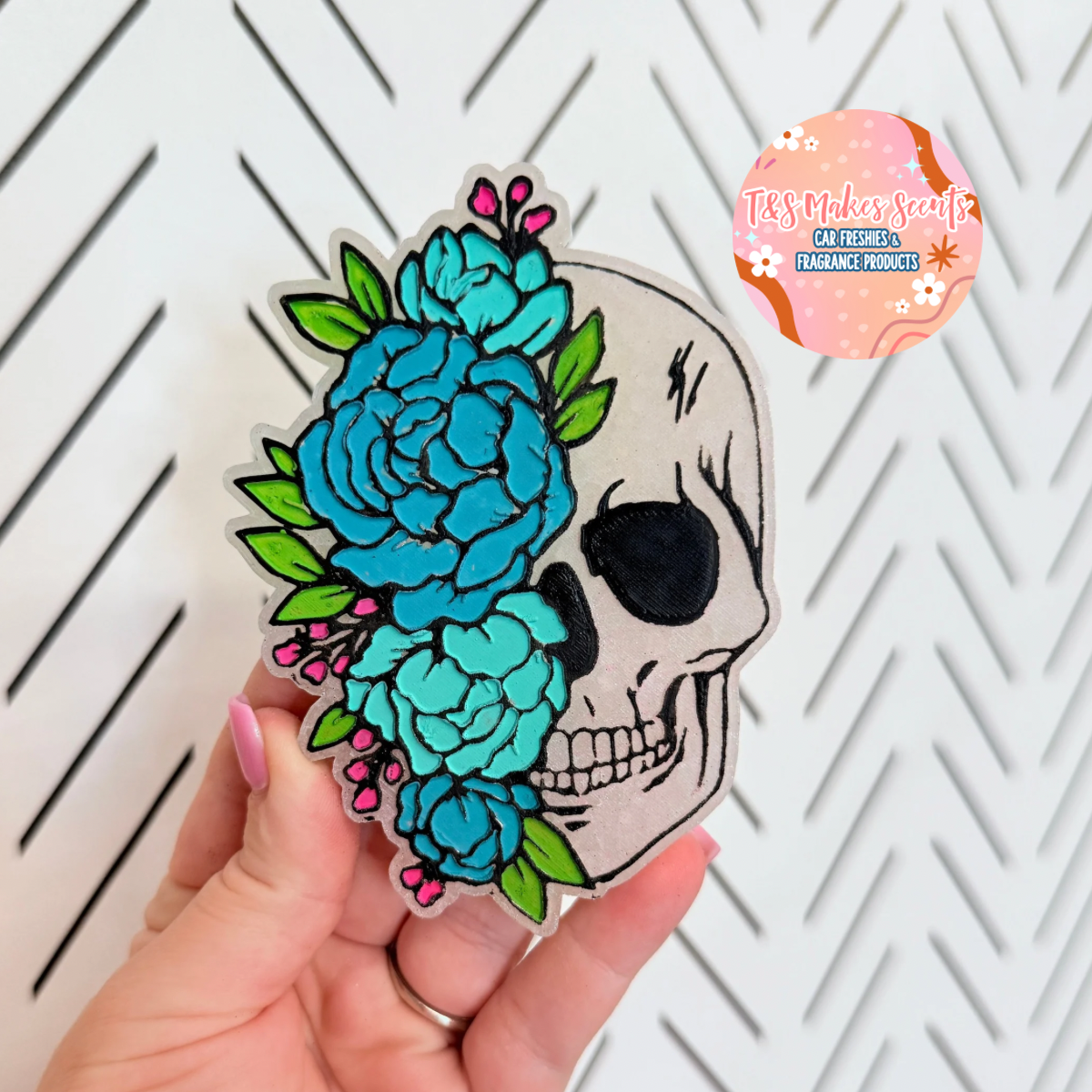 CUSTOM- Floral Skull