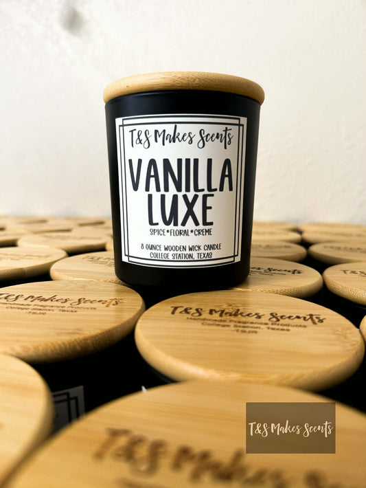 Vanilla Luxe | Wooden Wick Candle