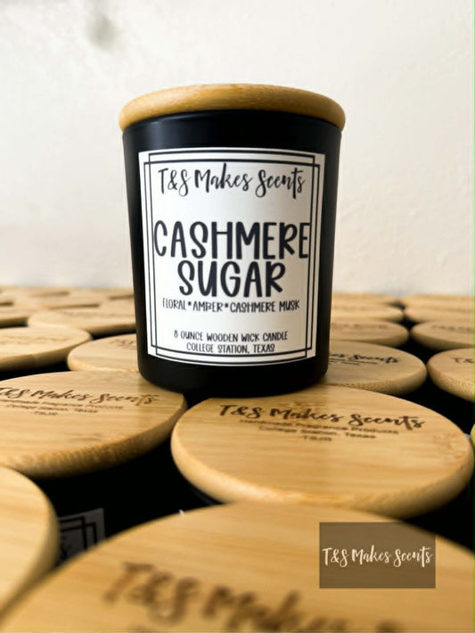Cashmere Sugar | Wooden Wick Candle