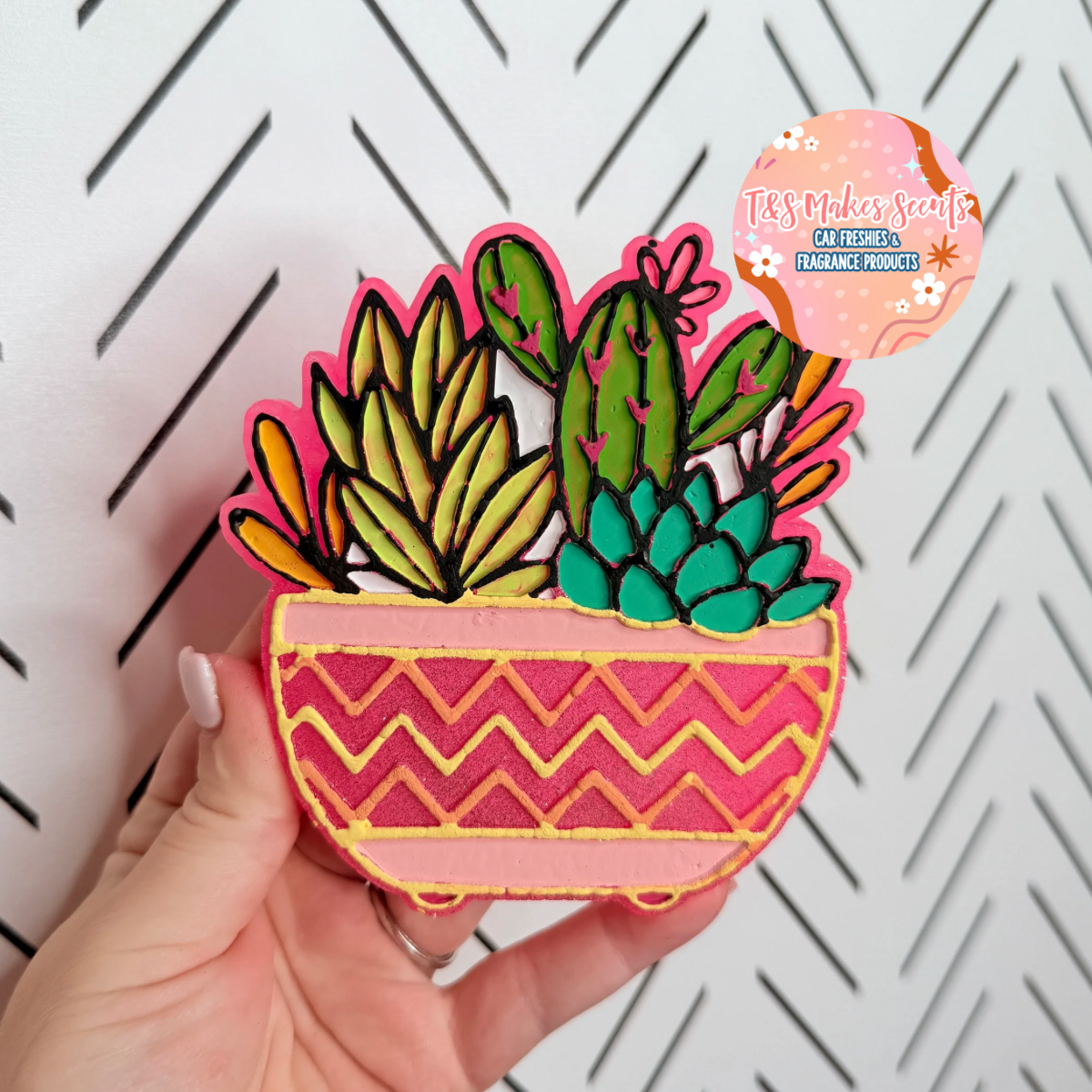 CUSTOM- Potted Cactus