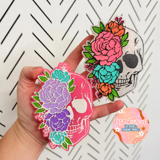 CUSTOM- Floral Skull