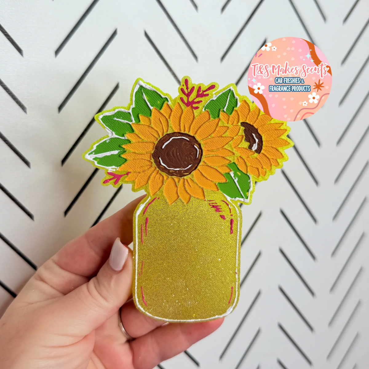 CUSTOM- Sunflower Jar