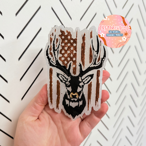 CUSTOM- Buck & Flag