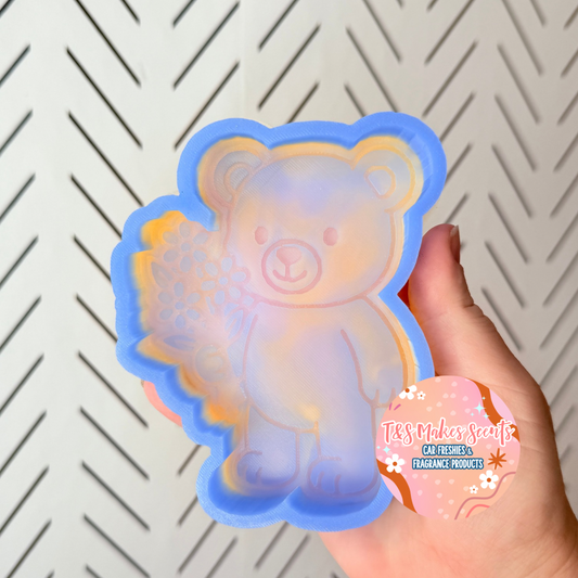 CUSTOM- Teddy w/flowers