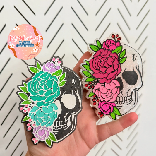 CUSTOM- Floral Skull