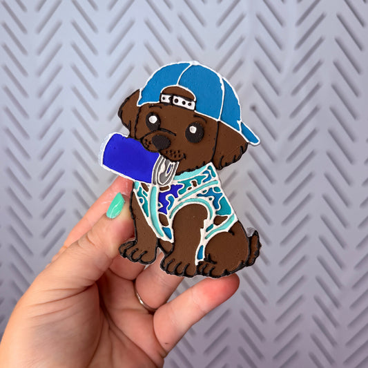 CUSTOM- Puppy w/ Can