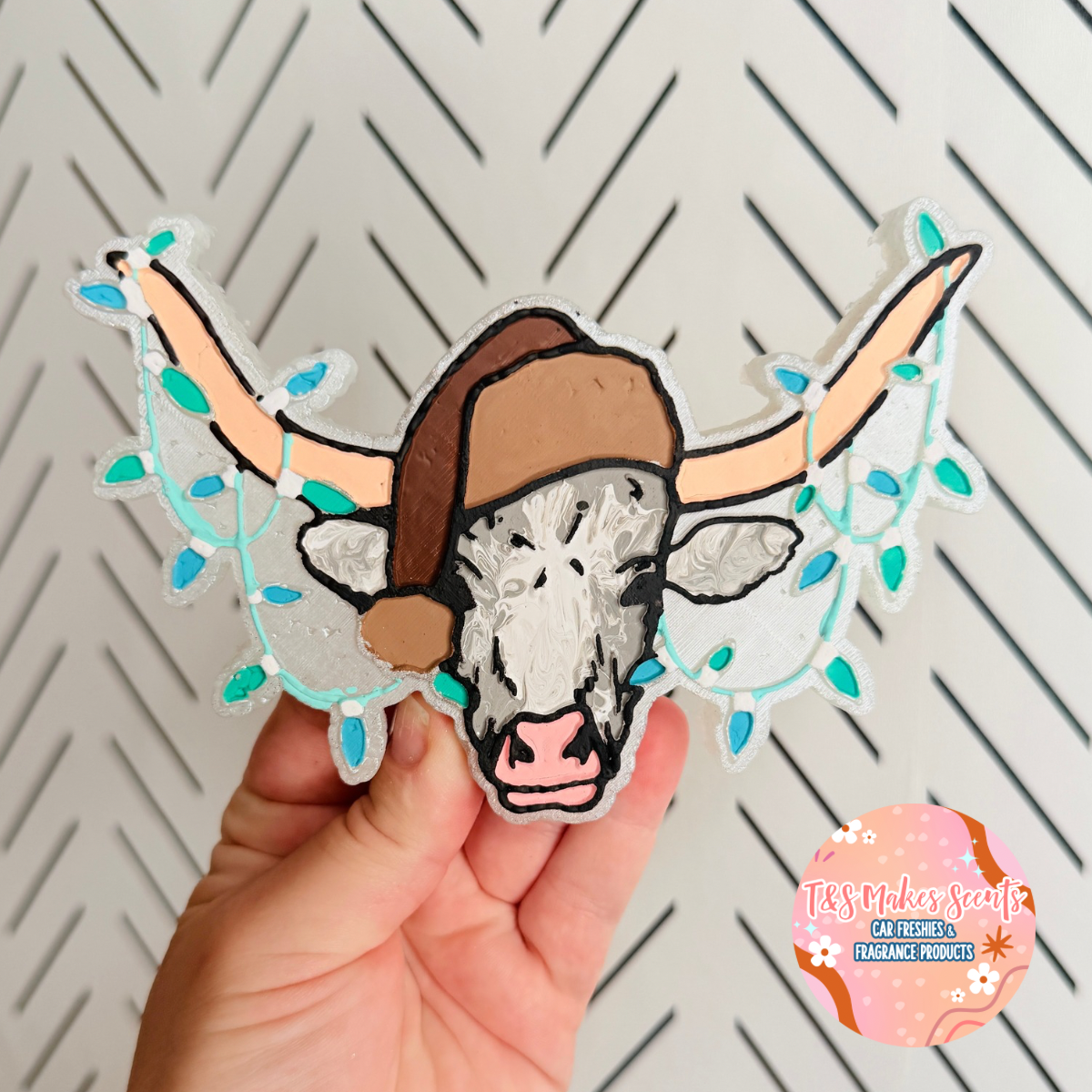 CUSTOM- Christmas Cow