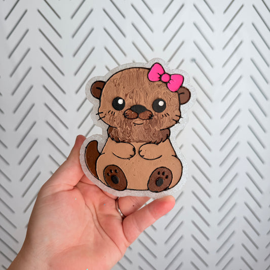 CUSTOM- Otter w/ Bow