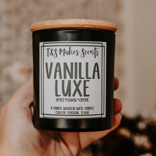 Vanilla Luxe | Wooden Wick Candle