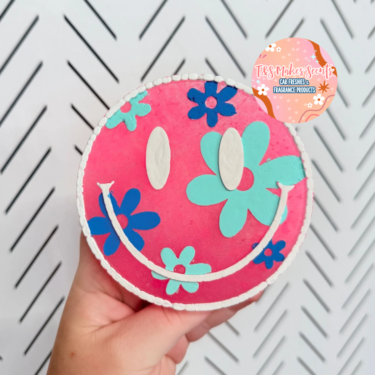 CUSTOM- Floral Smiley