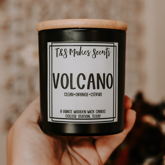 Volcano | Wooden Wick Candle