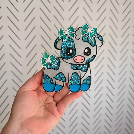 CUSTOM- Cow w/ Bows