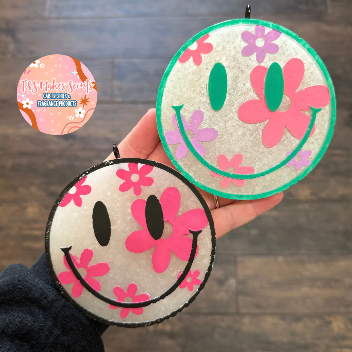 CUSTOM- Floral Smiley