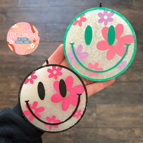 CUSTOM- Floral Smiley