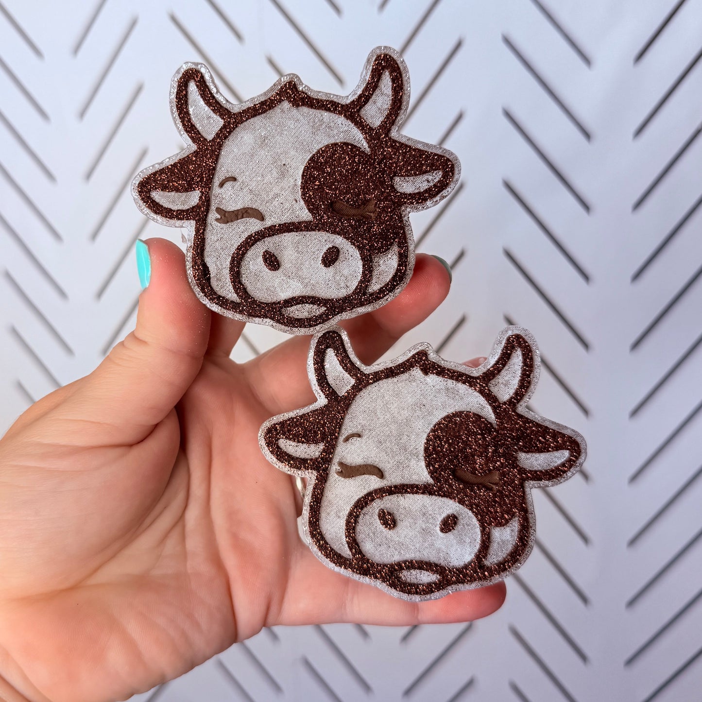 CUSTOM- Cutesy Cow Vent Clips