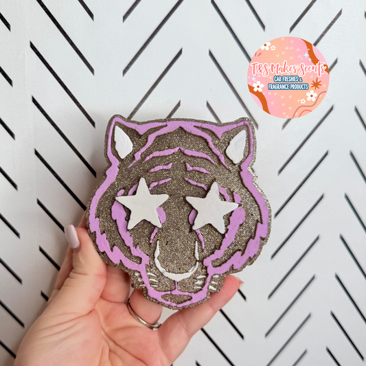 CUSTOM- Tiger w/star eyes