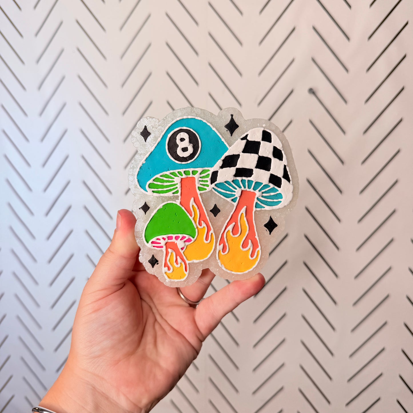 CUSTOM- 8 ball mushroom