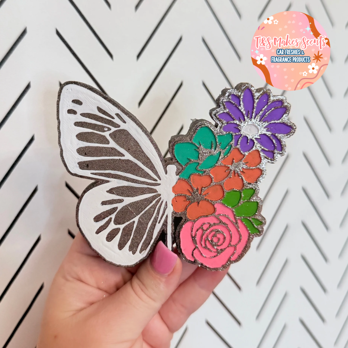 CUSTOM- Floral Butterfly
