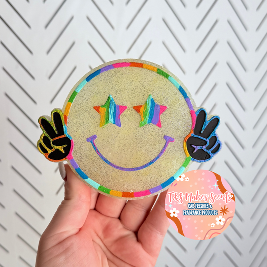 CUSTOM- Groovy Peace Smiley