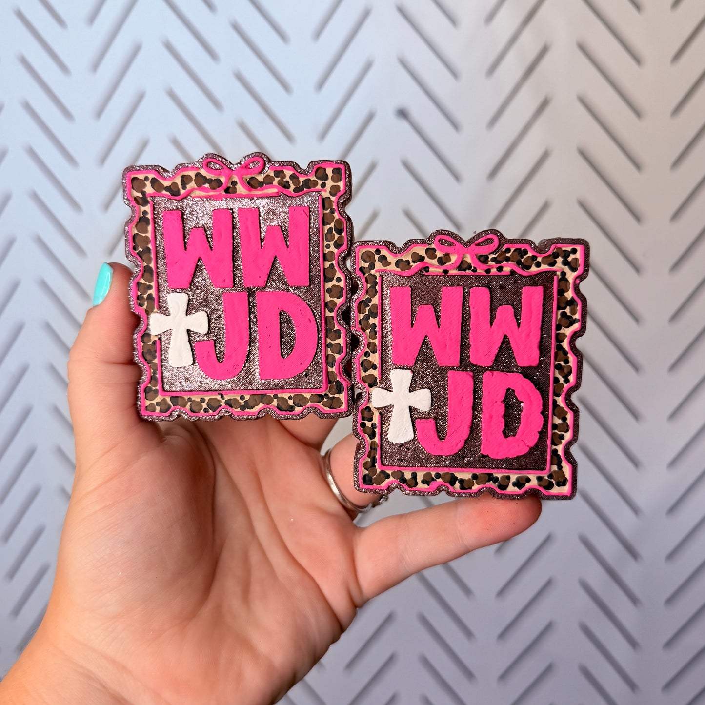 CUSTOM- What Would Jesus Do Vent Clips