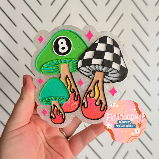 CUSTOM- 8 ball mushroom