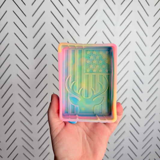 CUSTOM- Flag w/ Deer