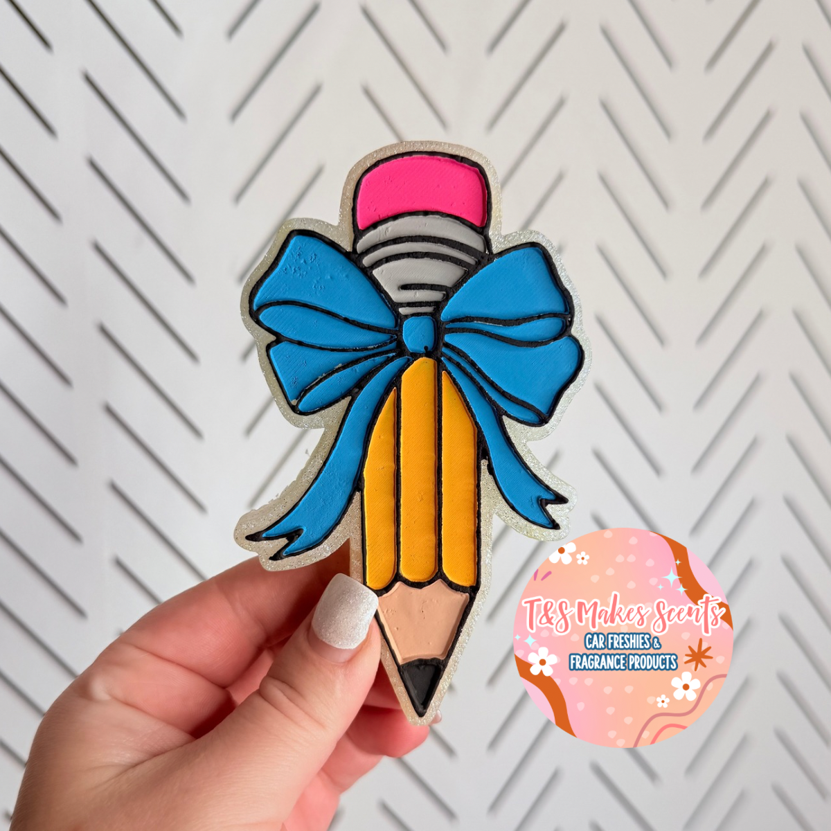 CUSTOM- Pencil w/ Bow