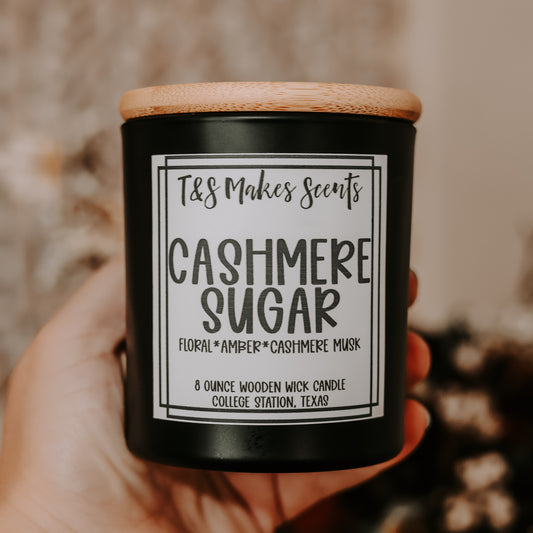 Cashmere Sugar | Wooden Wick Candle