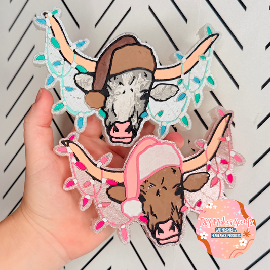 CUSTOM- Christmas Cow