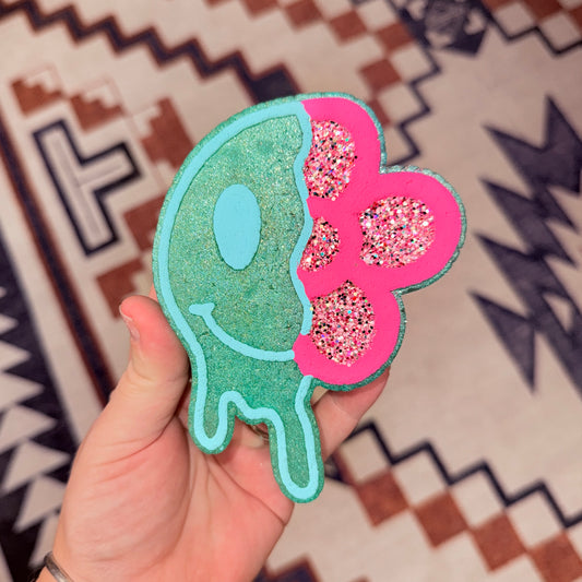 CUSTOM- Melting Smiley Flower