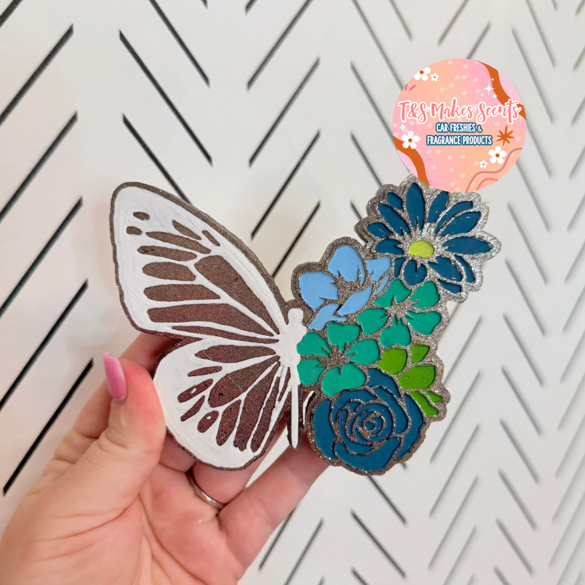 CUSTOM- Floral Butterfly