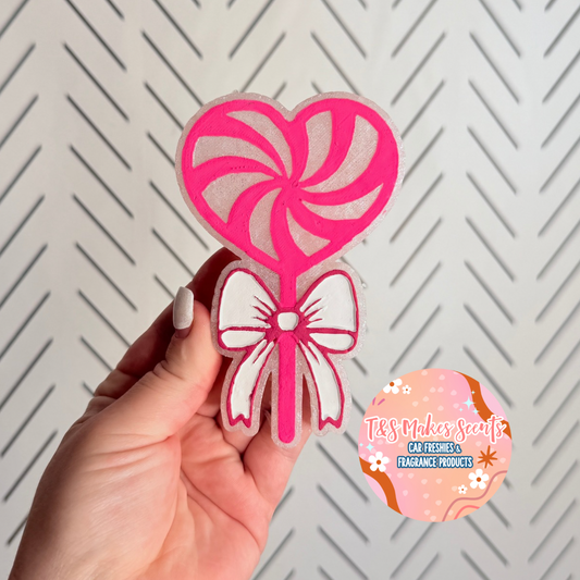 CUSTOM- Heart lollipop
