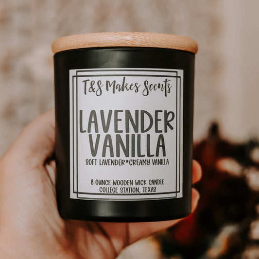 Lavender Vanilla | Wooden Wick Candle