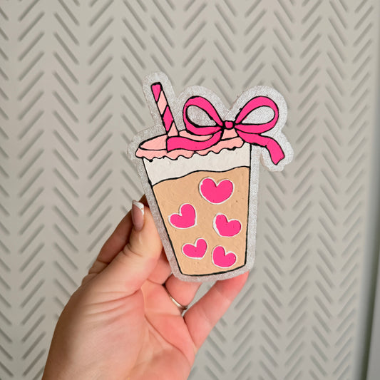 CUSTOM- Heart Iced Coffee