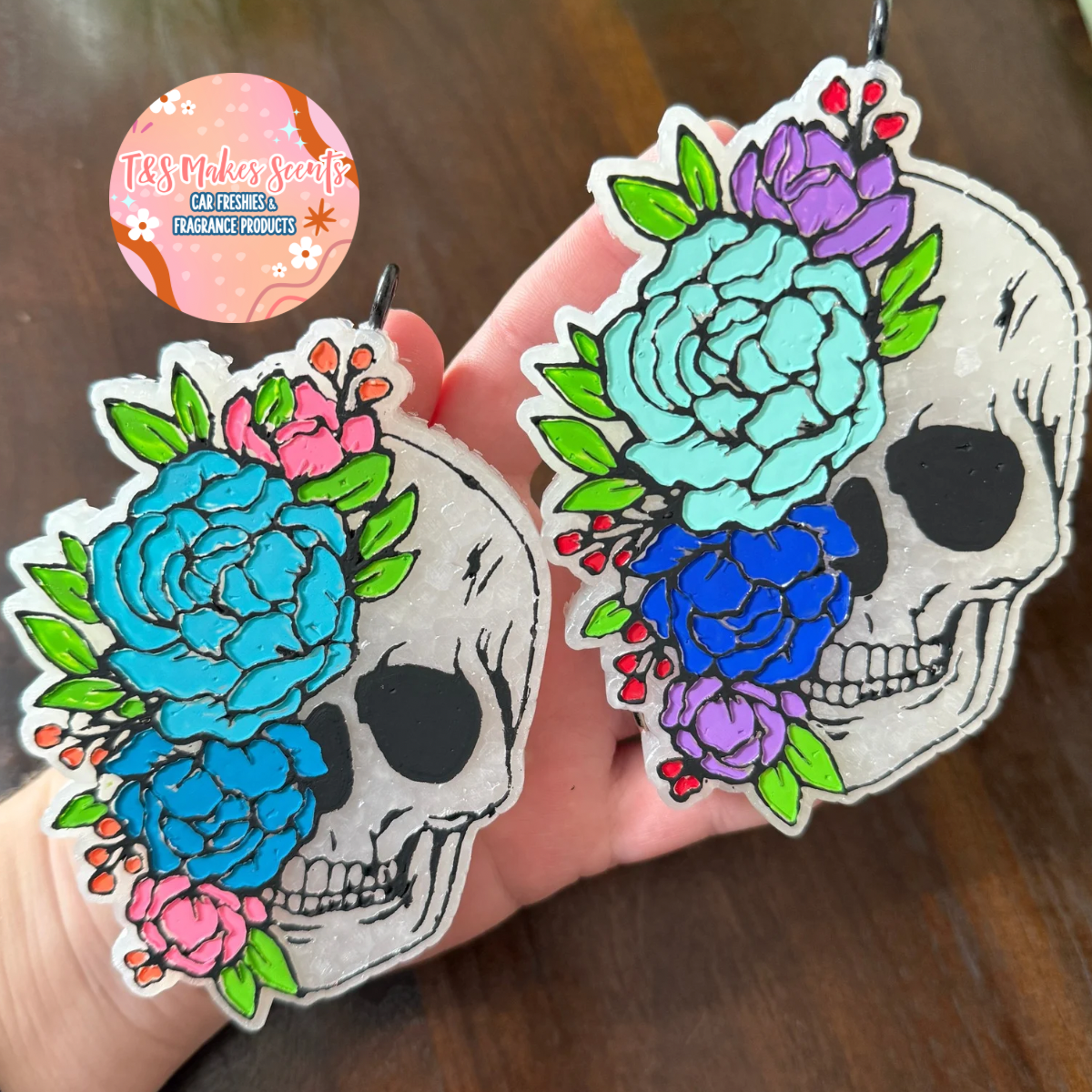 CUSTOM- Floral Skull