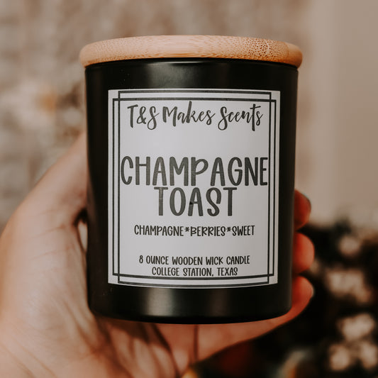 Champagne Toast | Wooden Wick Candle