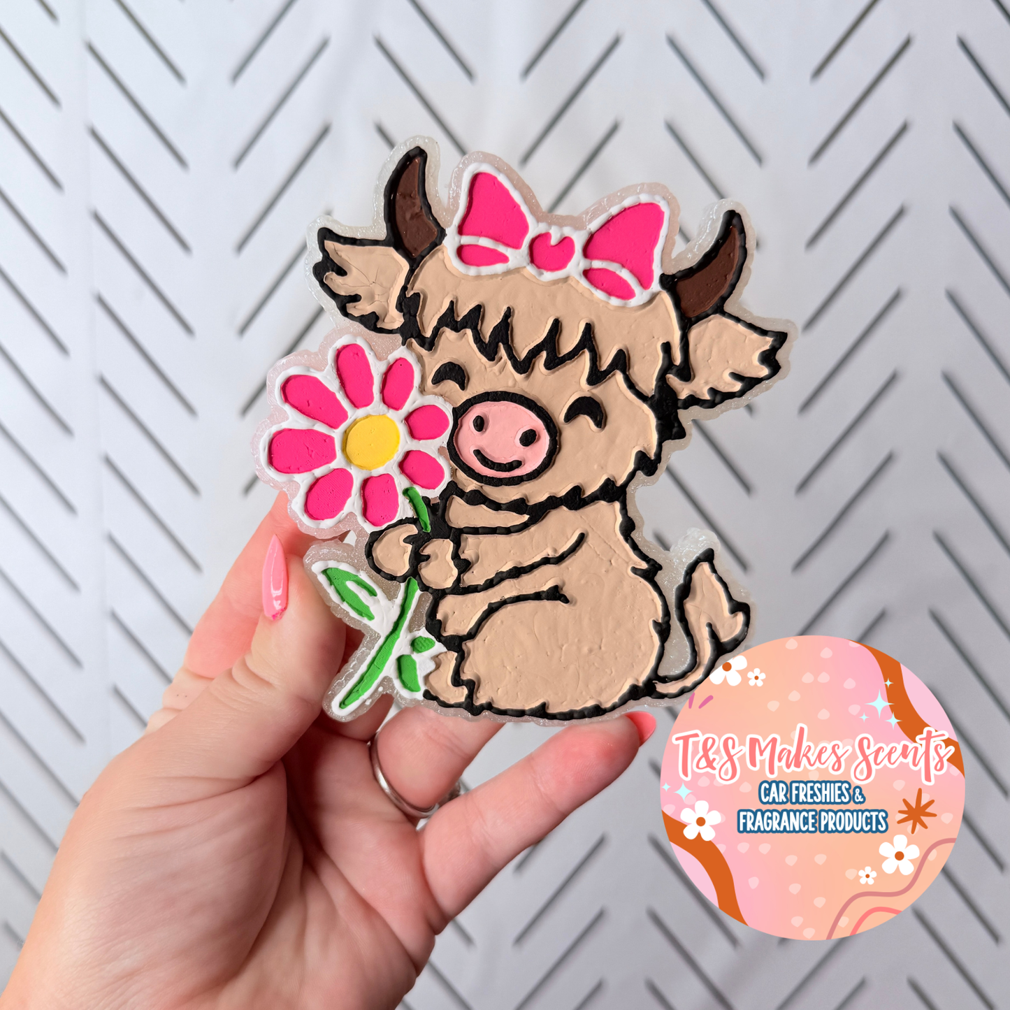 CUSTOM- Highland w/ flower