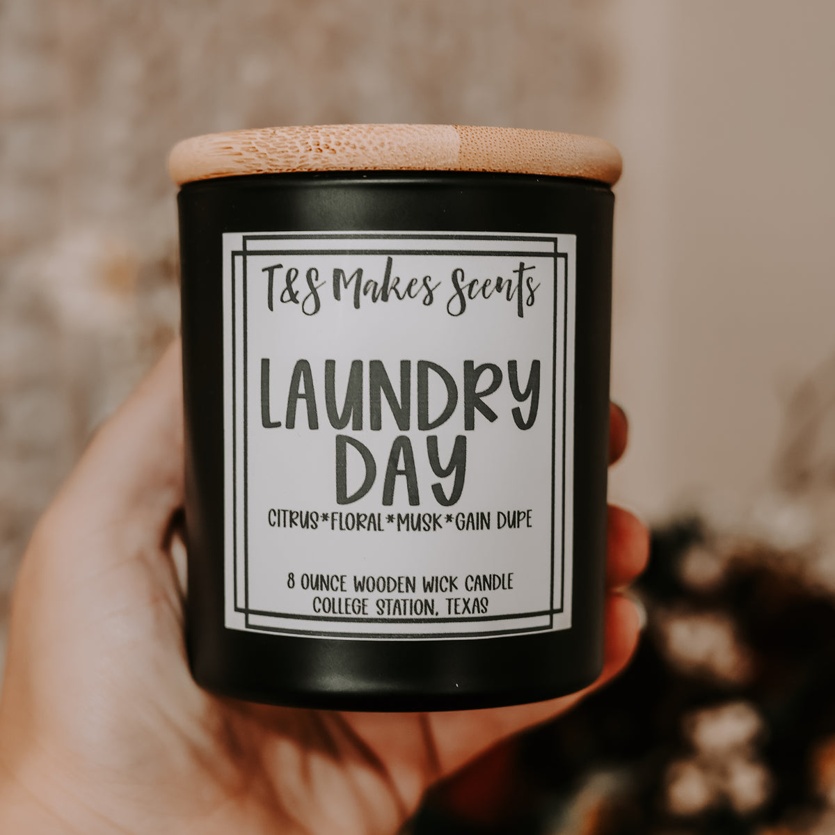 Laundry Day | Wooden Wick Candle