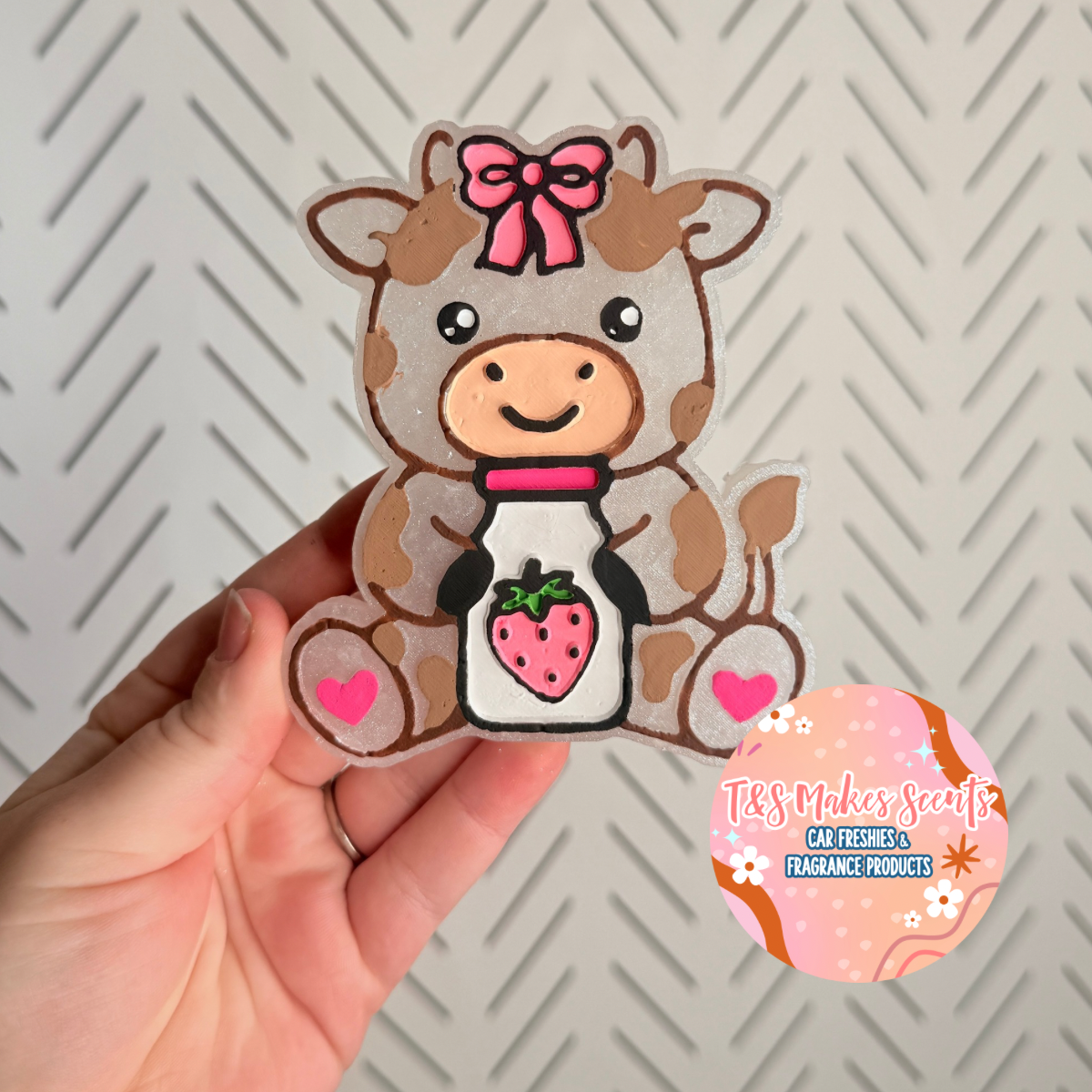 CUSTOM- Strawberry Milk Cow