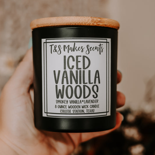 Iced Vanilla Woods | Wooden Wick Candle
