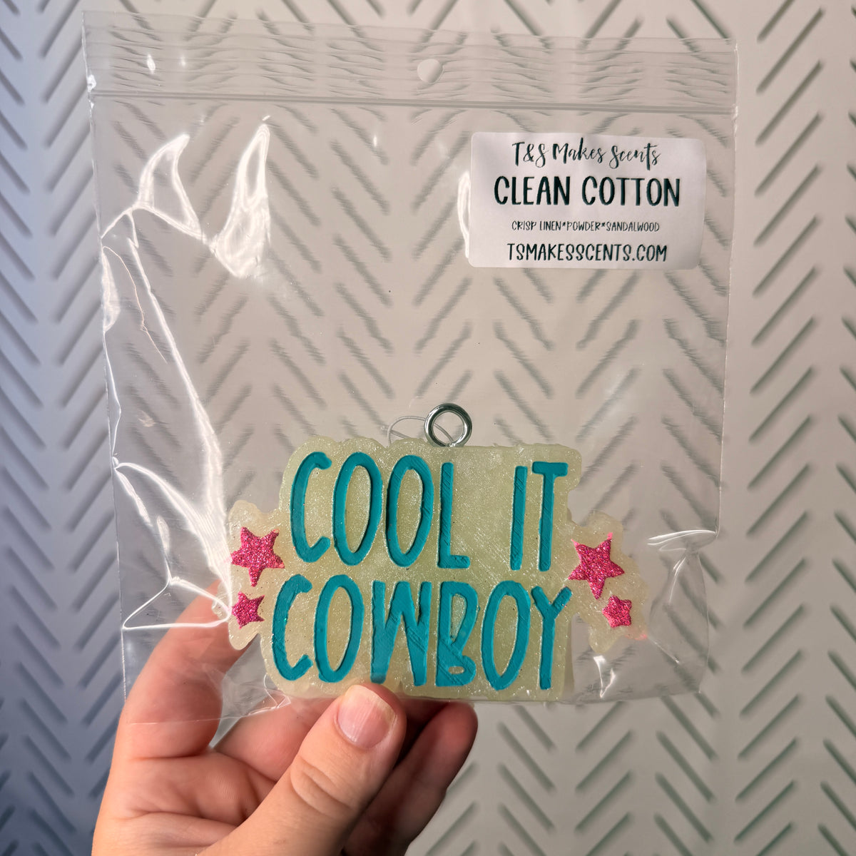 Clean Cotton | Car Freshie
